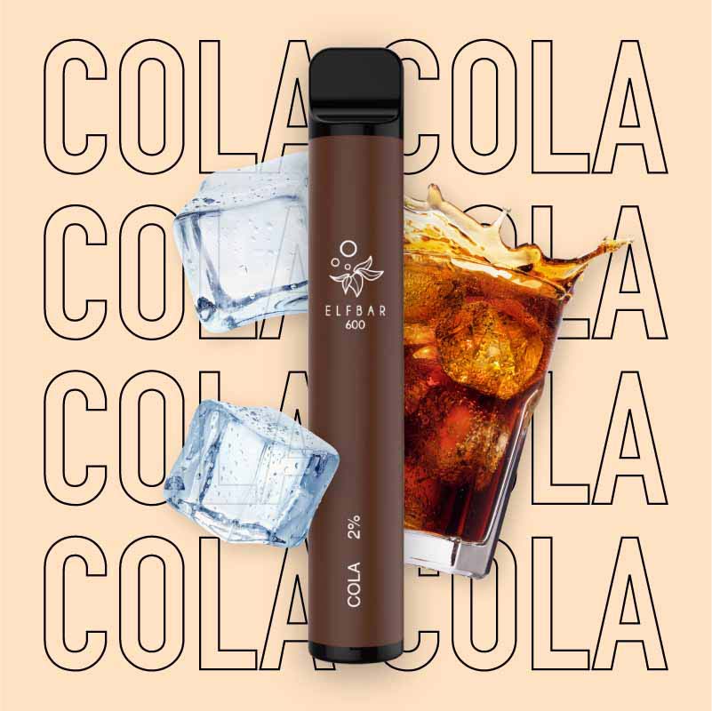 ELF BAR 600 Cola Nikotinfrei Einweg E-Zigarette online kaufen für 6,49 €