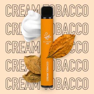 ELFBAR 600 CREAM TOBACCO Einweg E-Zigarette 20 mg/ml Nikotin 600 Züge