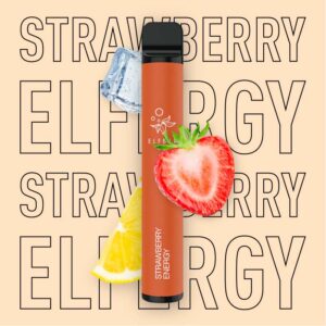 ELFBAR 600 ELFERGY STRAWBERRY Einweg E-Zigarette 20 mg/ml Nikotin 600 Züge
