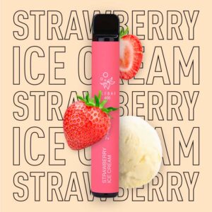 ELFBAR 600 STRAWBERRY ICE CREAM Einweg E-Zigarette 20 mg/ml Nikotin 600 Züge