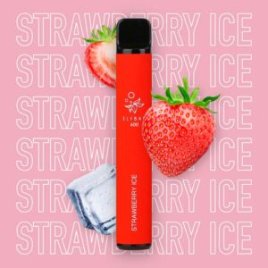 ELFBAR 600 STRAWBERRY ICE Einweg E-Zigarette Nikotinfrei 600 Züge