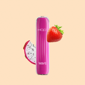 HQD Wave Einweg Vape 18 mg/ml 600 Züge - Dragon Strawberry