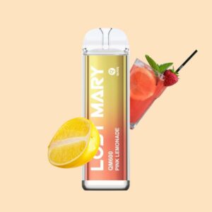 Lost Mary QM600 Elfbar Einweg E-Zigarette 20 mg/ml Nikotin 600 Züge - Pink Lemonade