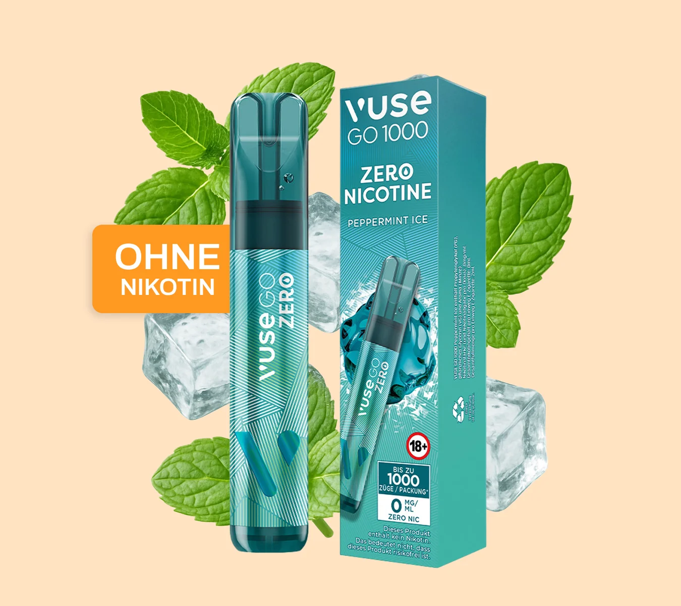 vuse go 0mg Vuse Go Reload Aqua Starter Kit Mint Ice 20mg/ml, 1pcs Similar Products